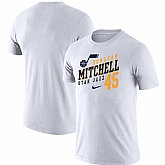 Utah Jazz Donovan Mitchell Nike Player Performance T-Shirt White